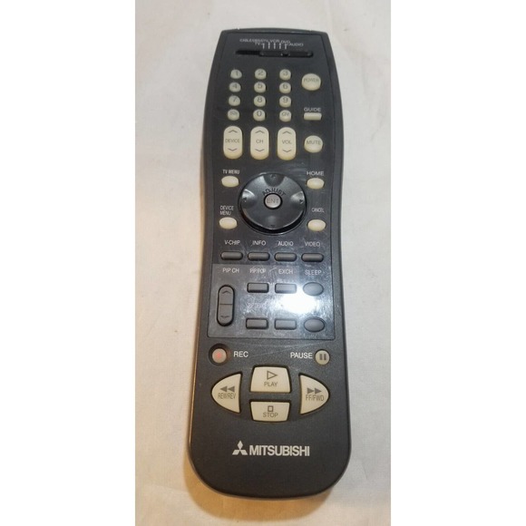 Mitsubishi Universal Remote Control Cable DBS DTV TV VCR DVD Audio Works - Picture 1 of 6